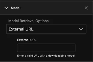 External URL selection