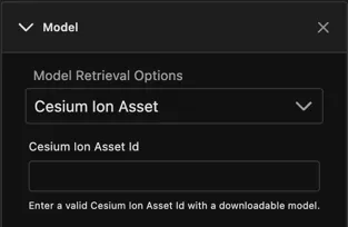 Cesium Ion Model Selection